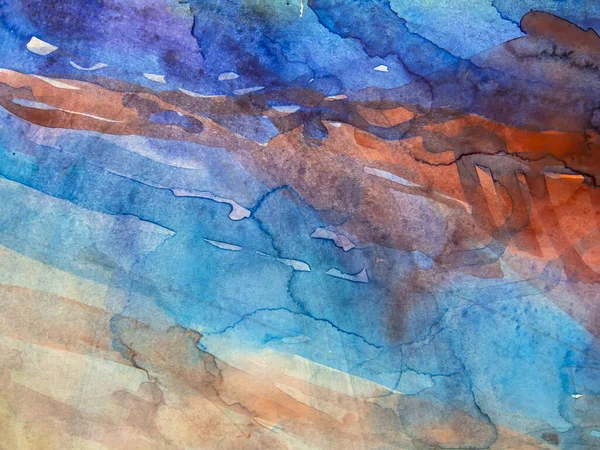 Abstract Watercolor Paper Texture Can Use Background Texture Watercolor Painting — Stock Photo, Image