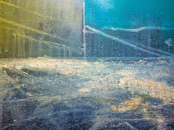 Bunte Oberfläche Des Gemäldes Auf Leinwand Malerei Kunstwerk Facture Bunte — Stockfoto