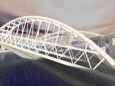 Köprü yıkıldı. Suyun üstüne çöken köprü