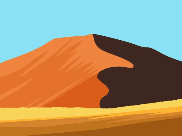 Namibya 'nın doğası. Afrika 'da kum manzarası. Güney Afrika 'da Ülke.