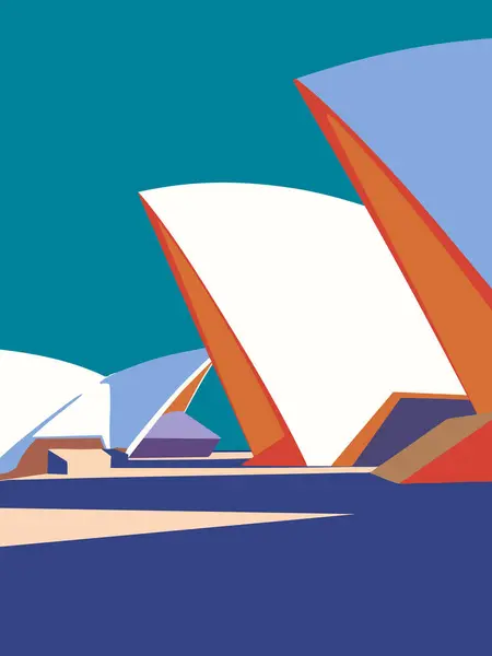 Avustralya, Sydney. Güney yarımküre. Avustralya 'nın mimarisi.