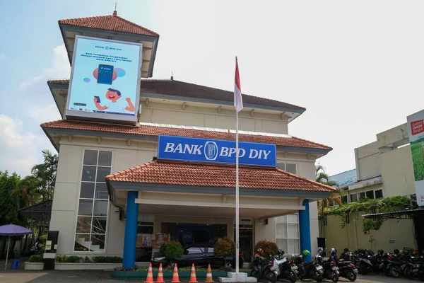 Yogyakarta Індонезія Березня 2023 Bpd Diy Bank Building Банк Bpd — стокове фото