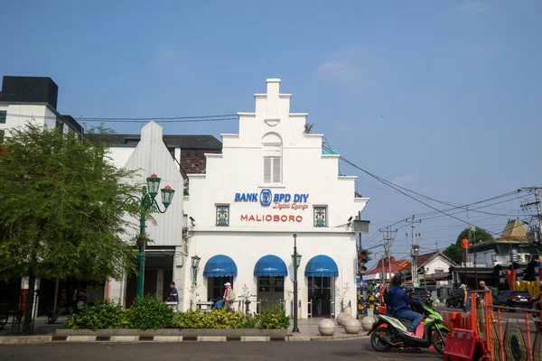 Yogyakarta Індонезія Березня 2023 Bank Bpd Diy Malioboro Bpd Diy — стокове фото