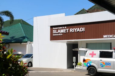 Surakarta, Endonezya - 16 Mayıs 2023 Slamet Riyadi Hastanesi.