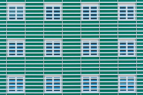 Colorful window of a residential building