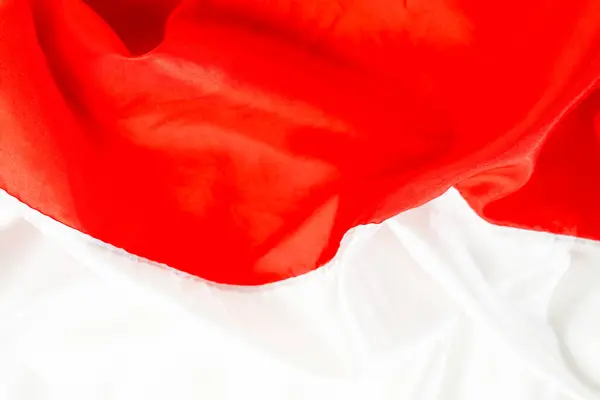 Pita Bendera Merah Dan Putih Kemerdekaan Indonesia Hari Agustus Saya — Stok Foto