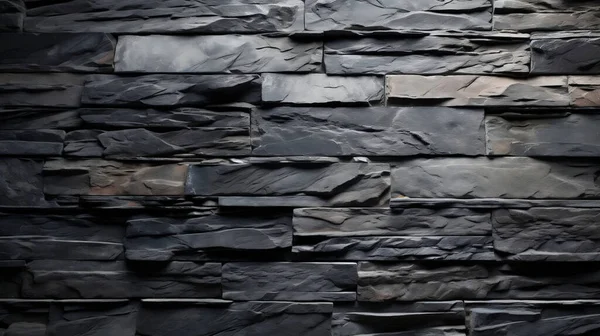 Zwarte Leisteen Textuur Achtergrond Element — Stockfoto