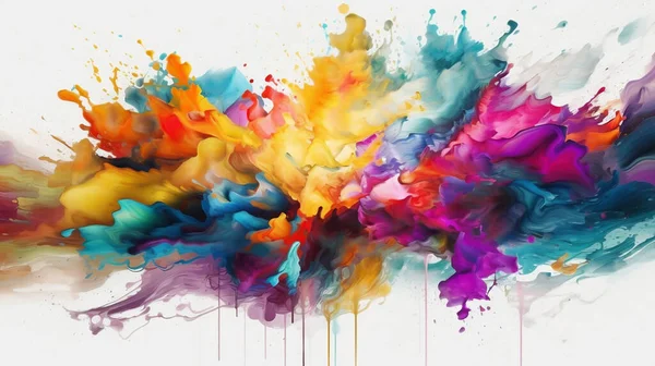 Patrón Pintura Abstracta Colorida — Foto de Stock