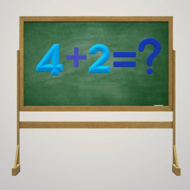 3 boyutlu karatahta ve 2 numaralı resim