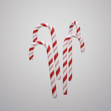 3 d Noel şekeri hazırlama çubuğu