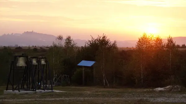 En güzel gün batımı manzarasının üzerinde gün batımı.