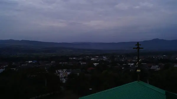 Şehrin güzel gece manzarası