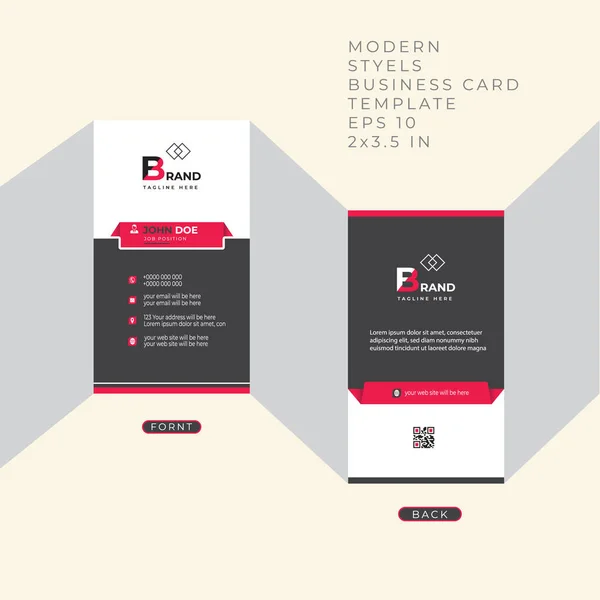 kurumsal kartvizit şablonu tasarımı, yaratıcı ve temiz kartvizit çizimi.