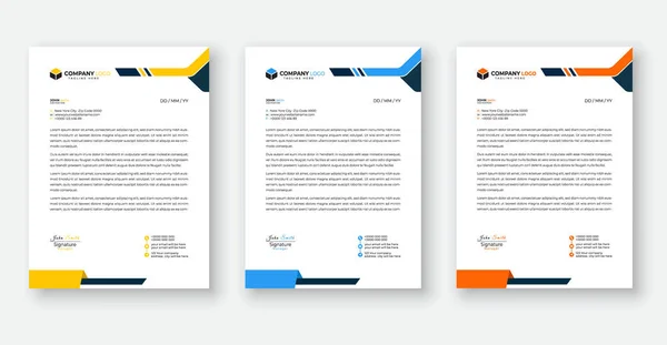 Modern kurumsal temizlik antetli antetli tasarım kurumsal antetli vektör çizimi.