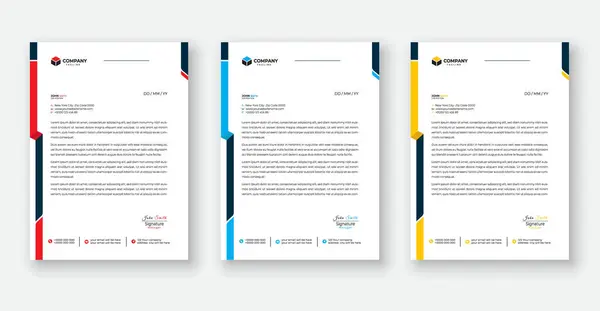 Modern kurumsal temizlik antetli antetli tasarım kurumsal antetli vektör çizimi.