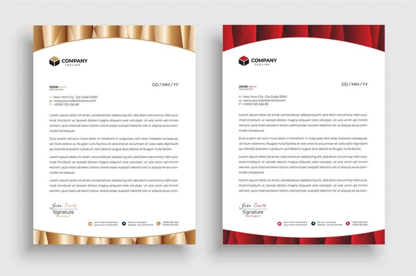 Modern kurumsal temizlik antetli antetli tasarım kurumsal antetli vektör illüstrasyonları.