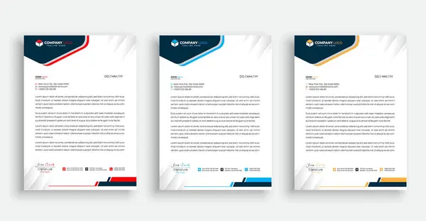 Modern kurumsal temizlik antetli antetli tasarım kurumsal antetli vektör illüstrasyonları.