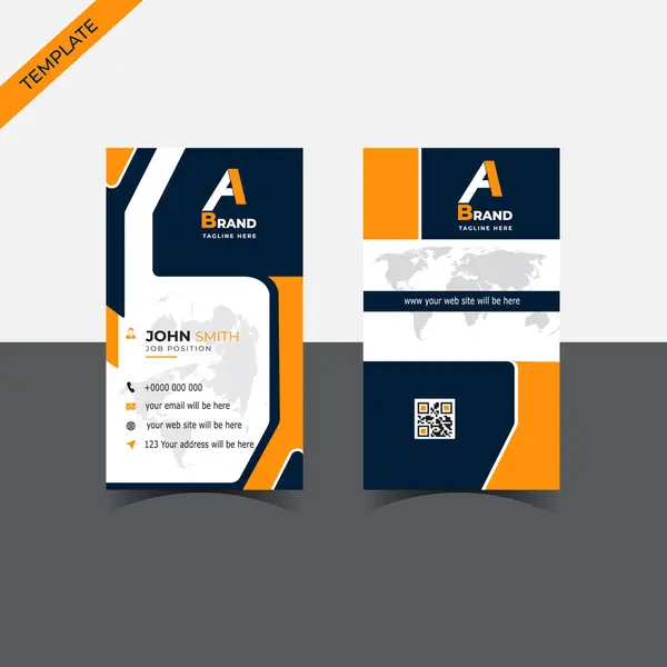 kurumsal kartvizit şablonu tasarımı, yaratıcı ve temiz kartvizit çizimi.