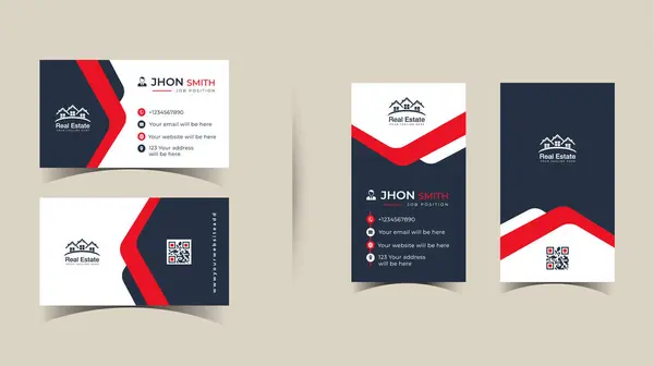 Modern yaratıcı profesyonel kartvizit şablonu tasarımı.