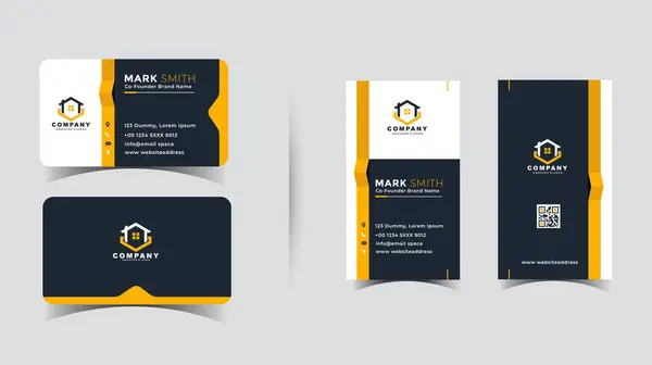 Modern yaratıcı profesyonel kartvizit şablonu tasarımı.