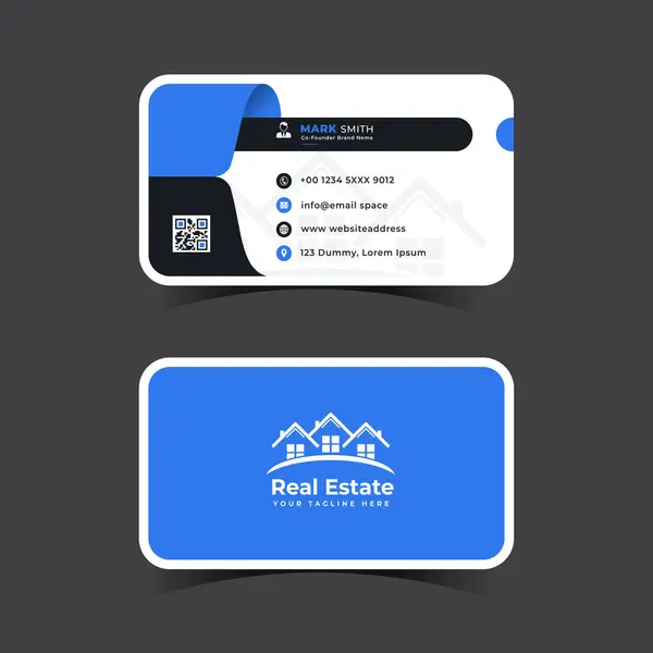 Modern yaratıcı profesyonel kartvizit şablonu tasarımı.