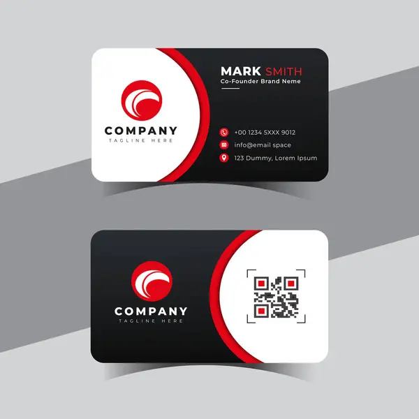 Modern yaratıcı profesyonel kartvizit şablonu tasarımı.