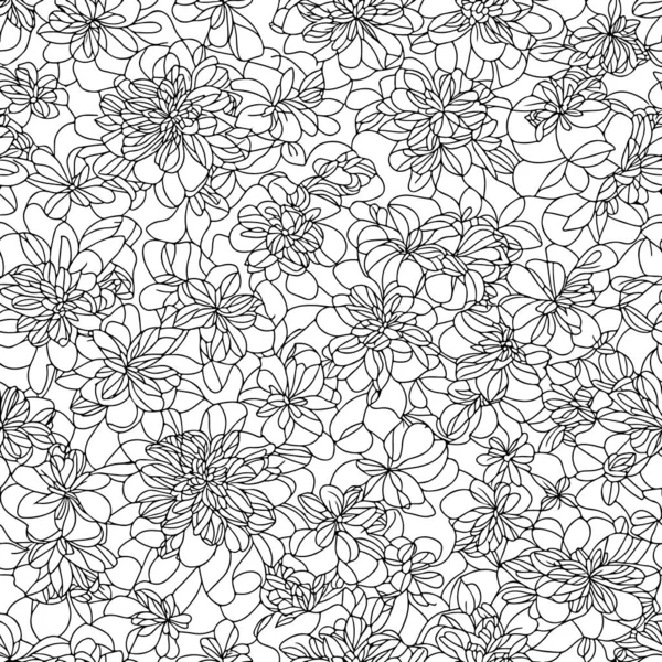 Blommigt Sömlöst Mönster Diagonal Blomma Linjer Mönster Bakgrund Platta Abstrakta — Stock vektor