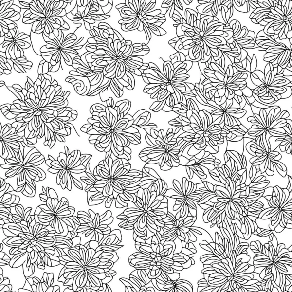 Floral Αδιάλειπτη Μοτίβο Διαγώνια Λουλούδι Γραμμές Μοτίβο Φόντο Επίπεδη Αφηρημένη — Διανυσματικό Αρχείο