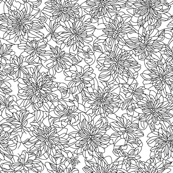 Floral Αδιάλειπτη Μοτίβο Διαγώνια Λουλούδι Γραμμές Μοτίβο Φόντο Επίπεδη Αφηρημένη — Διανυσματικό Αρχείο