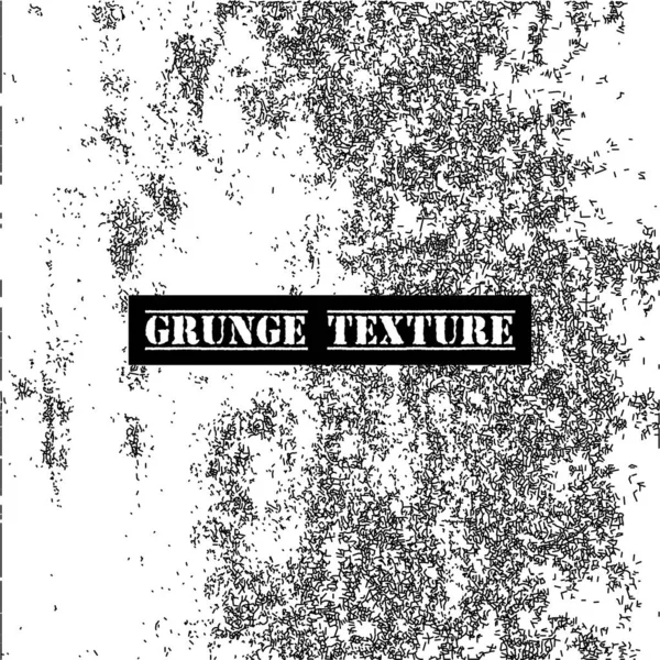 Schwarz Weiße Grunge Textur Grunge Texturen Illustrieren Hintergrund Staubüberlagerung — Stockvektor
