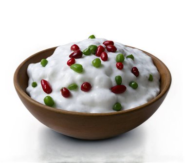 Meksika chiles on nogada food tecrit edilmiş beyaz arka plan 12.