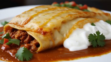 Meksika enchiladas yemek geçmişi.
