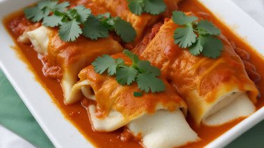 Meksika enchiladas yemek arka planı 11.