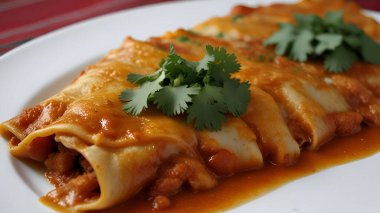 Meksika enchiladas yemek arkaplanı 2.