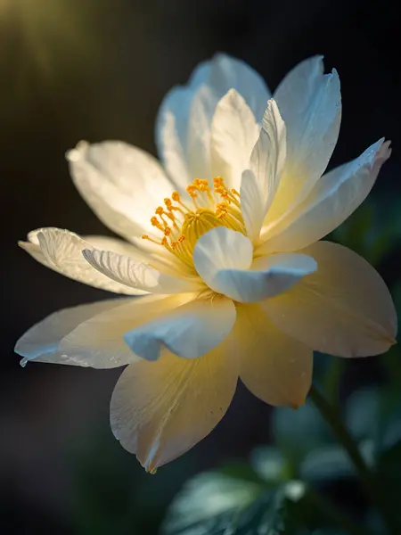 stock image Luminous flower on vertical image 4.