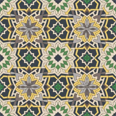 Cultural Harmony Through Islamic Patterns. clipart