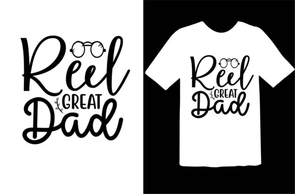 Baba Svg Babalar Günü Tişörtü Baba Vektörü Shirt Tasarımı Vektör — Stok Vektör