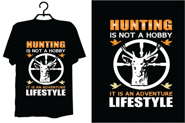 Hunting Shirt Design Vector — Stock Vector