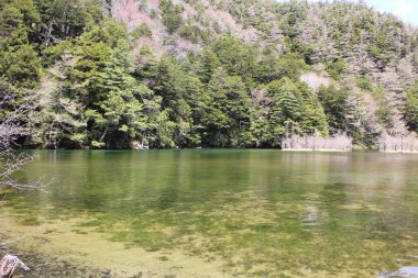 Kamikochi, Japonya 'daki Myojin-Ike Gölü