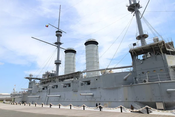 Mikasa Herdenkingsschip Slagschip Museum Yokosuka Japan — Stockfoto