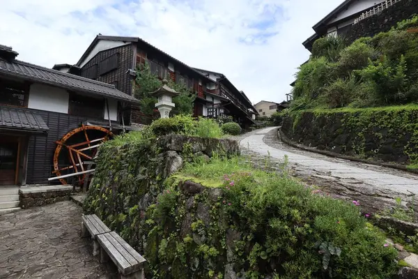 Magome Juku Uma Antiga Aldeia Período Edo Japão — Fotografia de Stock
