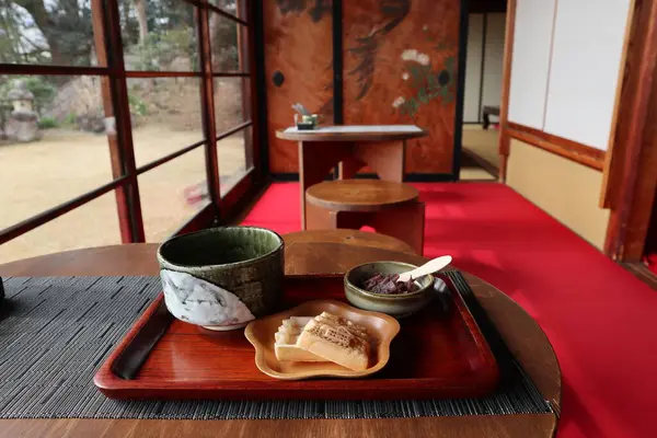 Thé Dans Bâtiment Traditionnel Japonais Odawara Japon — Photo