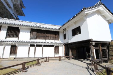 Himeji Kalesi 'nin Bizenmon Kapısı, Japonya