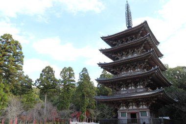 Daigoji Tapınağı, Kyoto, Japonya 'da Beş Katlı Pagoda