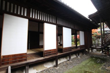 Japonya, Kyoto 'daki Daigoji Tapınağı Sanbo-in' in içinde.