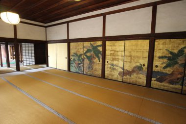 Japonya, Kyoto 'daki Daigoji Tapınağı Sanbo-in' in içinde.