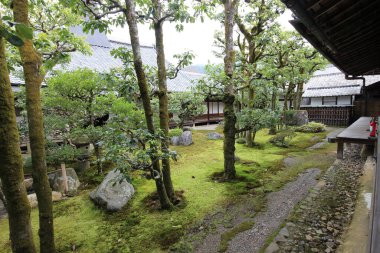 Japonya, Kyoto 'daki Daigoji Tapınağı Sanbo-in' in içinde.