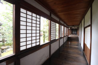 Japonya, Kyoto 'daki Daigoji Tapınağı Sanbo-in' in içinde.