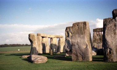 Stonehenge 'in 1982' deki eski fotoğrafı.