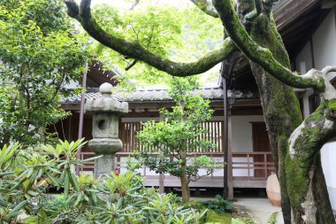 Jojakko-ji Tapınağı, Kyoto, Japonya 'daki Keşiş Konutları